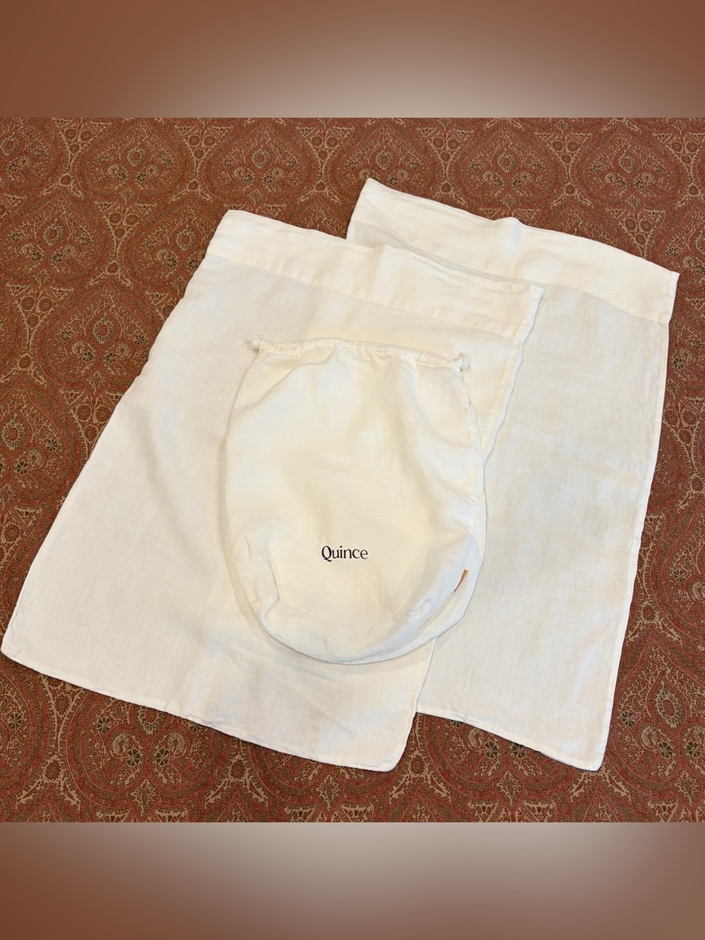 NEW Quince linen standard pillowcases (set of 2)